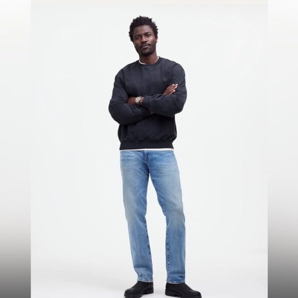 Madewell Other - Madewell The McCarren Midweight Crewneck Sweatshirt in True Black